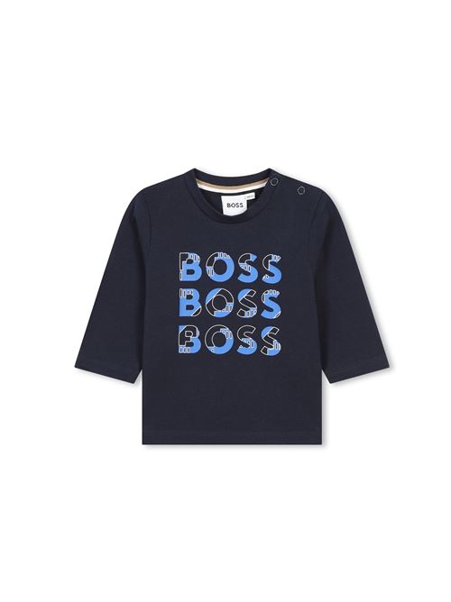 T-shirt, bambino, logata. BOSS | J51291849