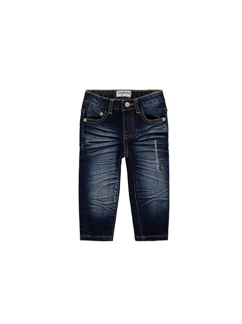 Pantalone, bambino, logato. ICEBERG | PTICE5312BBL