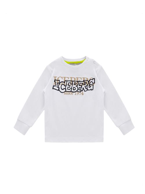 T-shirt, bambino, logata. ICEBERG | TSICE5305BBI