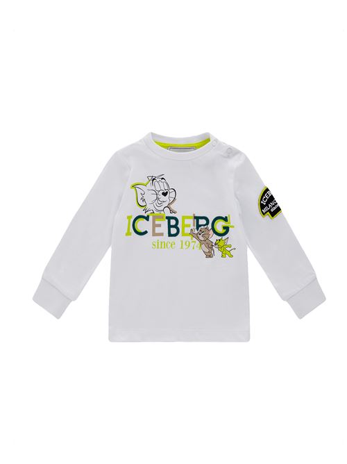 T-shirt, bambino, logata. ICEBERG | TSICE5322BBI