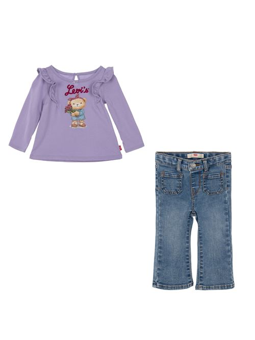 Completo, bambina, logato. LEVIS | LK1EK966PAR