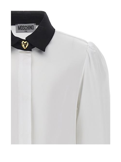 Camicia, bambina, logata. MOSCHINO | HDC01YLRA0810101