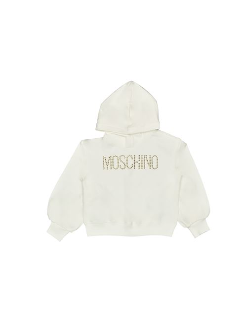 Felpa, bambina, logata. MOSCHINO | HDF05ZLDA1610063