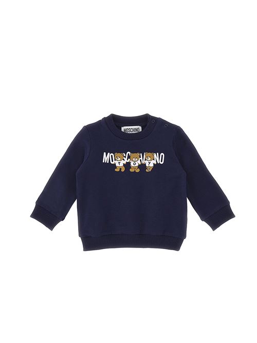 Felpa, unisex, logata. MOSCHINO | M8F04QLCA4040016