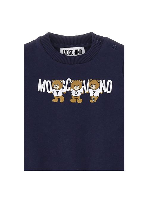 Felpa, unisex, logata. MOSCHINO | M8F04QLCA4040016