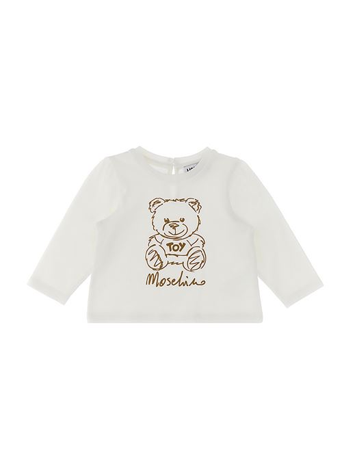 T-shirt, bambina, logata. MOSCHINO | MDO00QLBA1210063