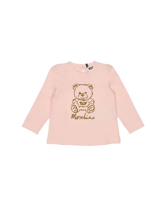 T-shirt, bambina, logata. MOSCHINO | MDO00QLBA1250209