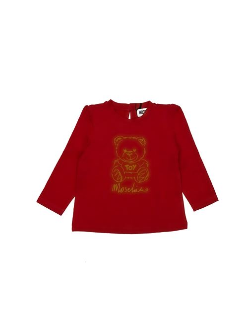 T-shirt, bambina, logata. MOSCHINO | MDO00QLBA1250307