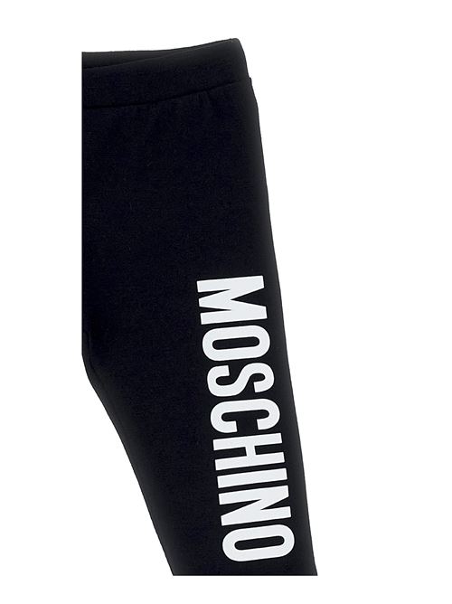 Leggings, bambina, logati. MOSCHINO | MDP03ALBA1160100