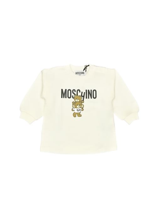 Felpa, bambina, logata. MOSCHINO | MDV0BNLCA1410063