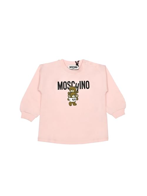 Felpa, bambina, logata. MOSCHINO | MDV0BNLCA1450209