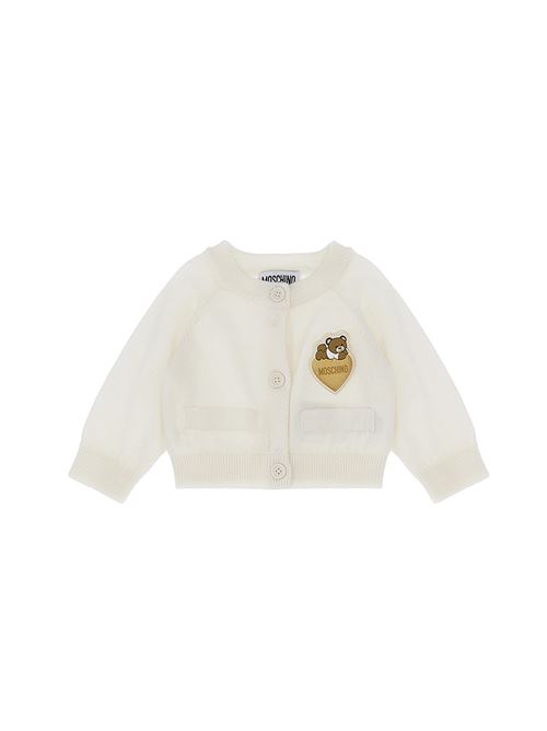 Cardigan, bambina, logato. MOSCHINO | MDW014LHE6910063