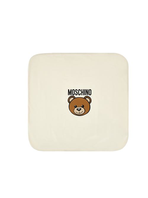 Coperta, neonato, logata. MOSCHINO | MUB00GLCA4010063