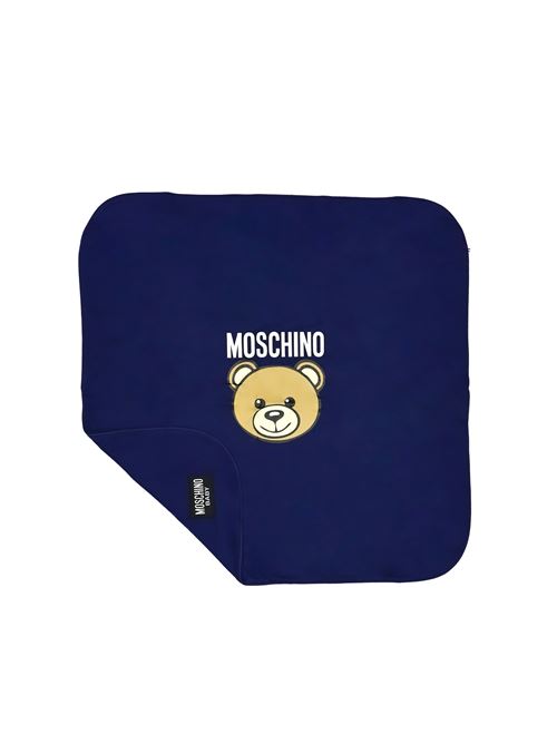 Coperta, neonato, logata. MOSCHINO | MUB00GLCA4040016