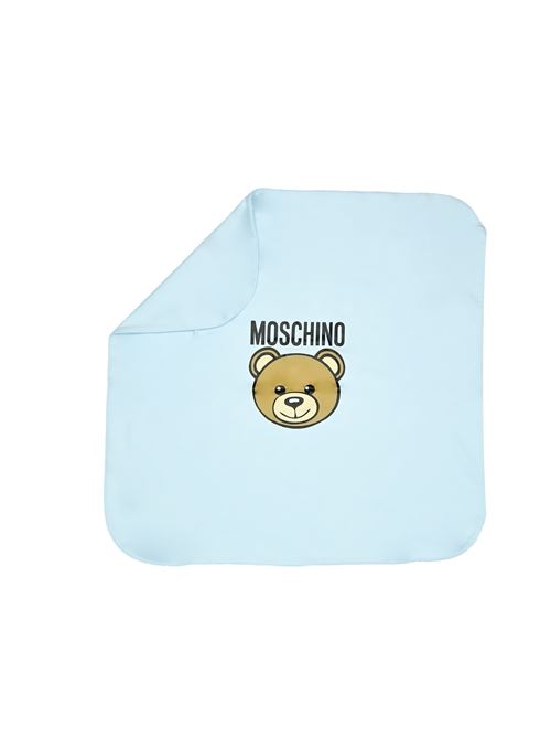 Coperta, neonato, logata. MOSCHINO | MUB00GLCA4040304