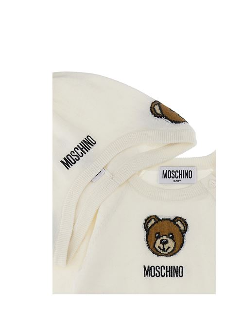 Completo, neonato, logato. MOSCHINO | MUK04WLHE6610063