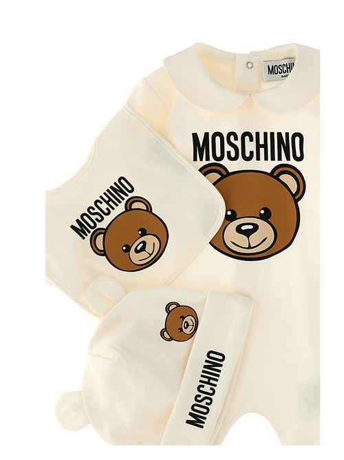 Completo, neonato, logato. MOSCHINO | MUY077LCA4010063