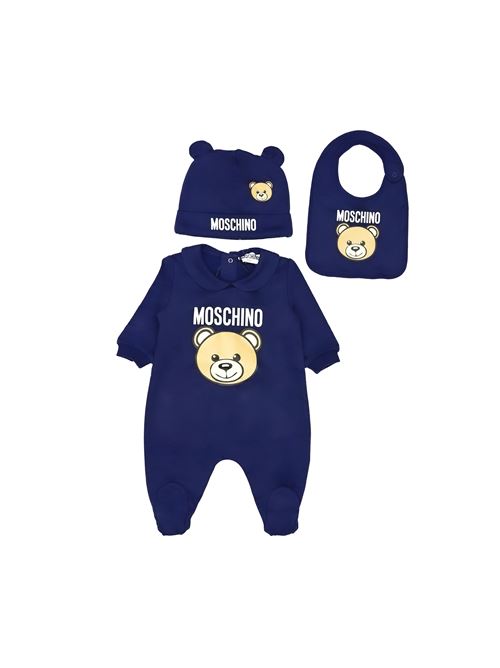 Completo, neonato, logato. MOSCHINO | MUY077LCA4040016