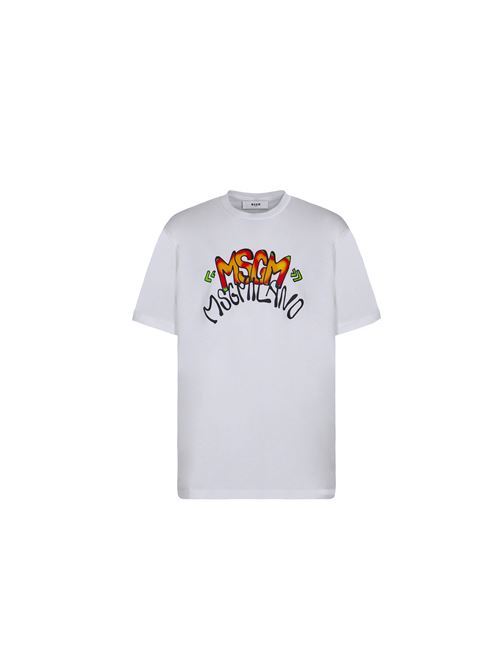 T-shirt, bambino, logata. MSGM | F4MSJBTH199001