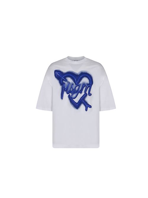 T-shirt, bambina, logata. MSGM | F4MSJGTH115001