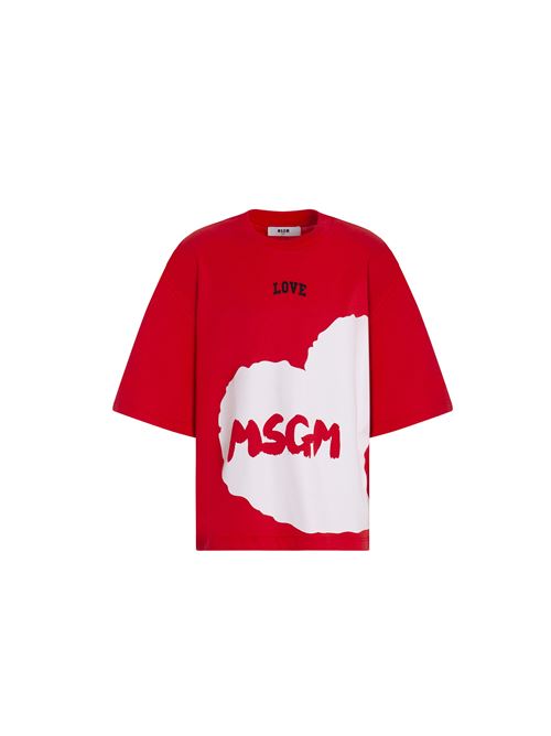 T-shirt, bambina, logata. MSGM | F4MSJGTH144040