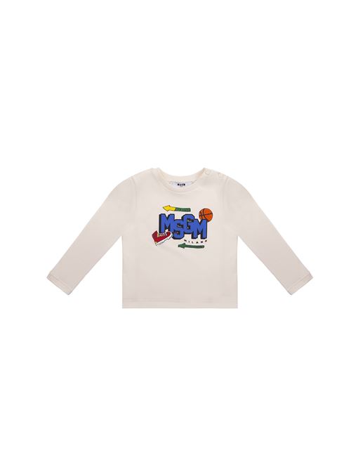 T-shirt, bambino, logata. MSGM | F4MSNBTH262013