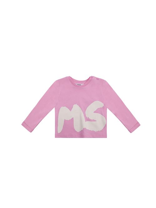 T-shirt, bambina, logata. MSGM | F4MSUNTH266042