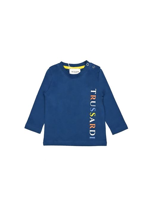 T-shirt, bambino, logata. TRUSSARDI | TIA24141TSBLNI