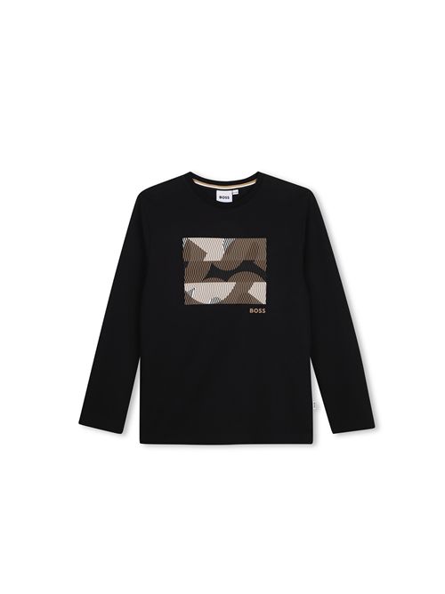 T-shirt, bambino, logata. BOSS | J5340609B