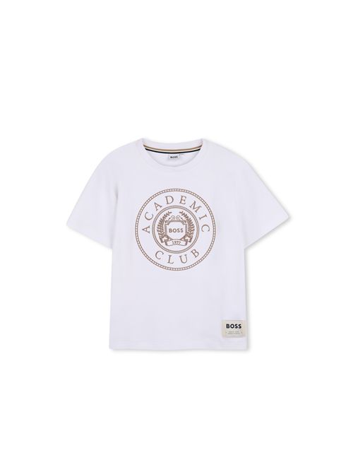 T-shirt, bambino, logata. BOSS | J5341110P