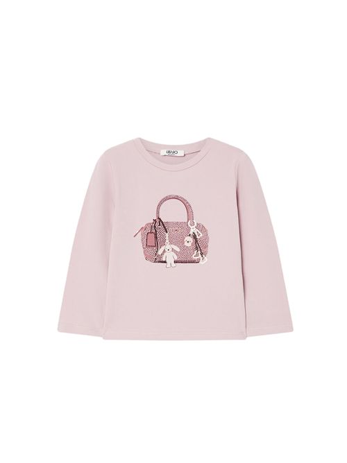 T-shirt, bambina, logata. LIU.JO | KF6063JS003L9277