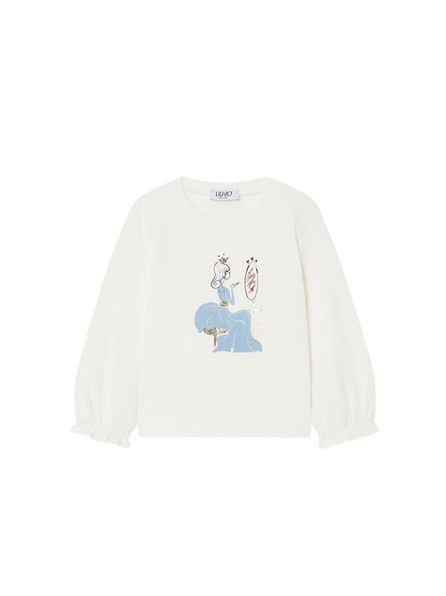 T-shirt, bambina, logata. LIU.JO | KF6097JS003DDX10