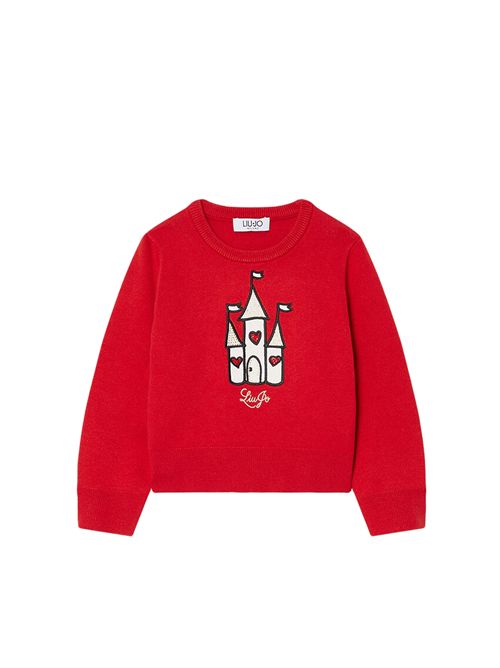 Maglia, bambina, logata. LIU.JO | KF6105MS49IX0402