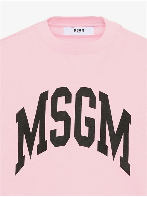 T-shirt, bambina, logata. MSGM | F6MSJGTH042MS090