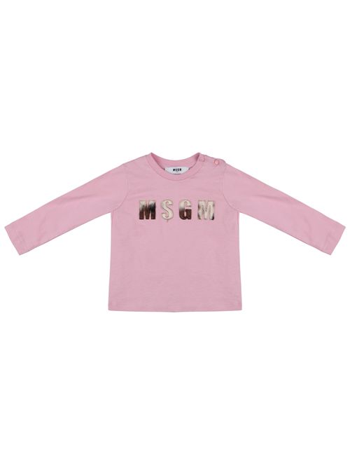 T-shirt, bambina, logata. MSGM | F6MSNGTH369MS090