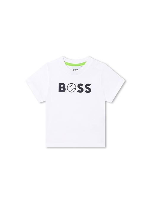 T-shirt, bambino, logata. BOSS | J05A0110P