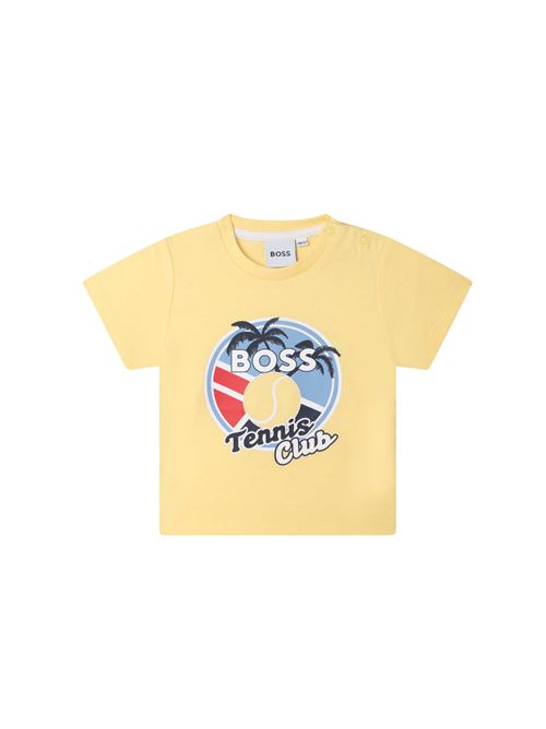 T-shirt, bambino, con stampa. BOSS | J05A05528