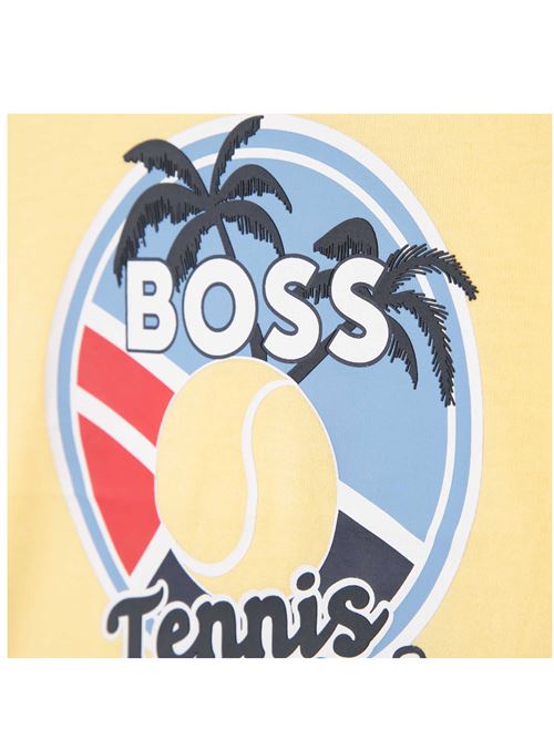 T-shirt, bambino, con stampa. BOSS | J05A05528