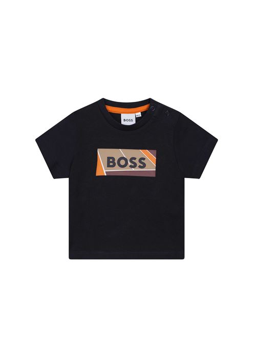 T-shirt, bambino, logata. BOSS | J05A10849