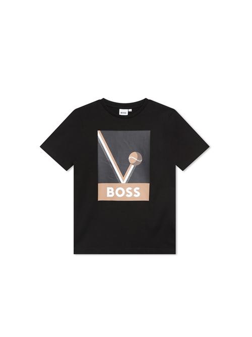 T-shirt, bambino, logata. BOSS | J25O1109B