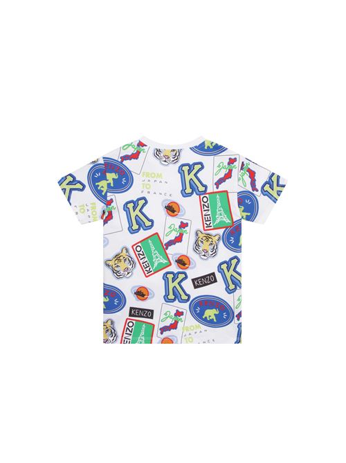 T-shirt, bambino, con stampa all over. KENZO | K2578410P