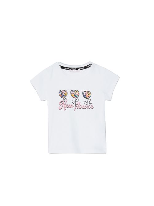 T-shirt, bambina, logata. LIU.JO | KA3072J500310602