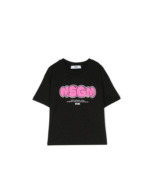 T-shirt, bambina, logata. MSGM | MS029447110