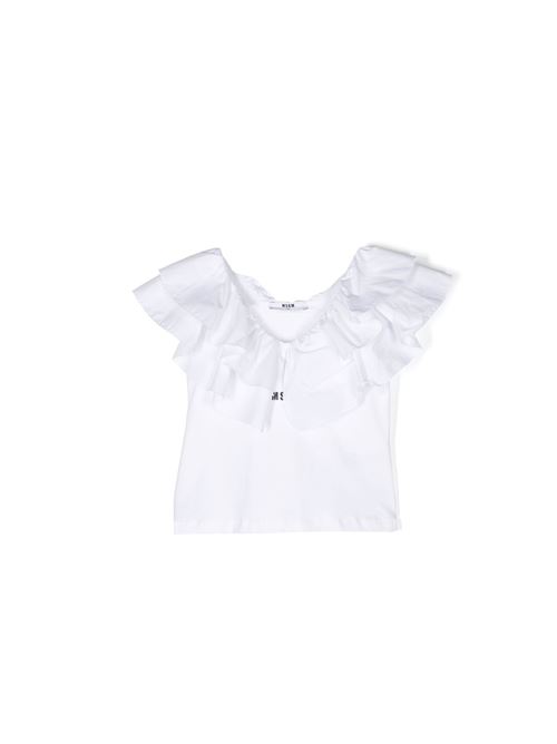 T-shirt, bambina, logata. MSGM | MS029484002