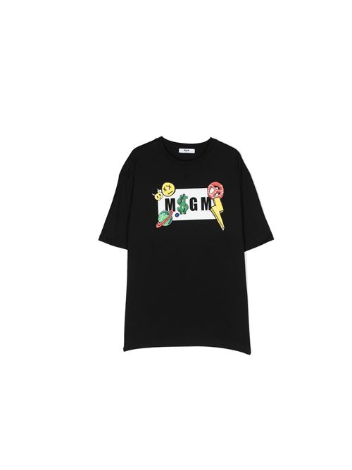 T-shirt, bambino, logata. MSGM | MS029506110