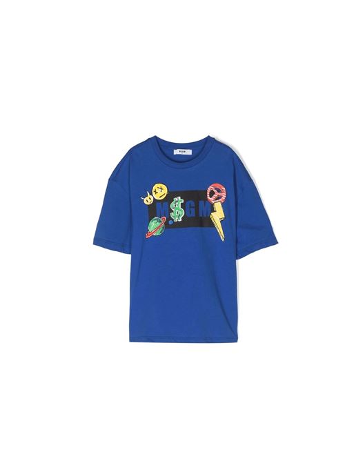 T-shirt, bambino, logata. MSGM | MS029506130