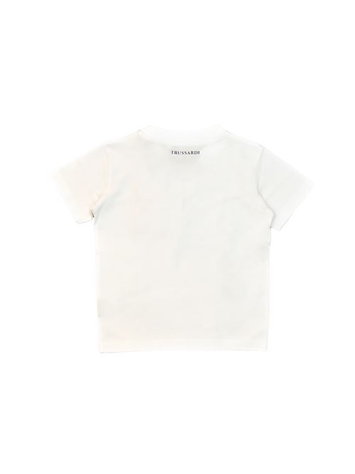 T-shirt, bambino, logata. TRUSSARDI | TBP23016TSWH