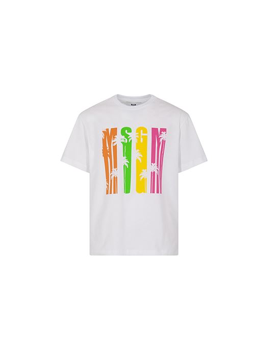 T-shirt, bambina, logata. MSGM | S4MSJGTH285001