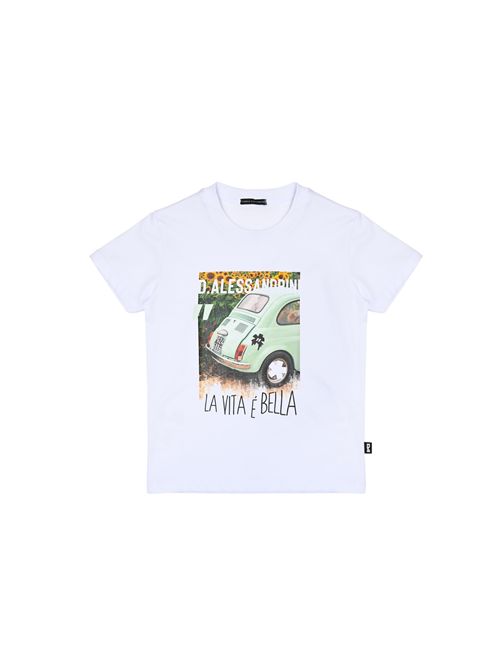 T-shirt, bambino, logata. ALESSANDRINI | 1236M00226WH