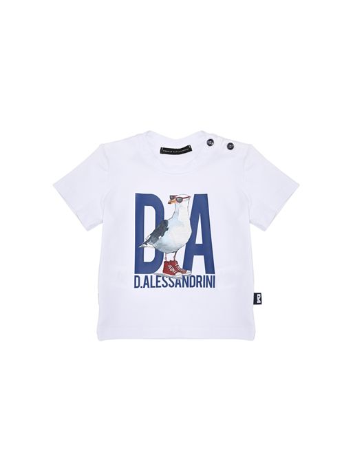 T-shirt, bambino, logata. ALESSANDRINI | 1296M00250WH